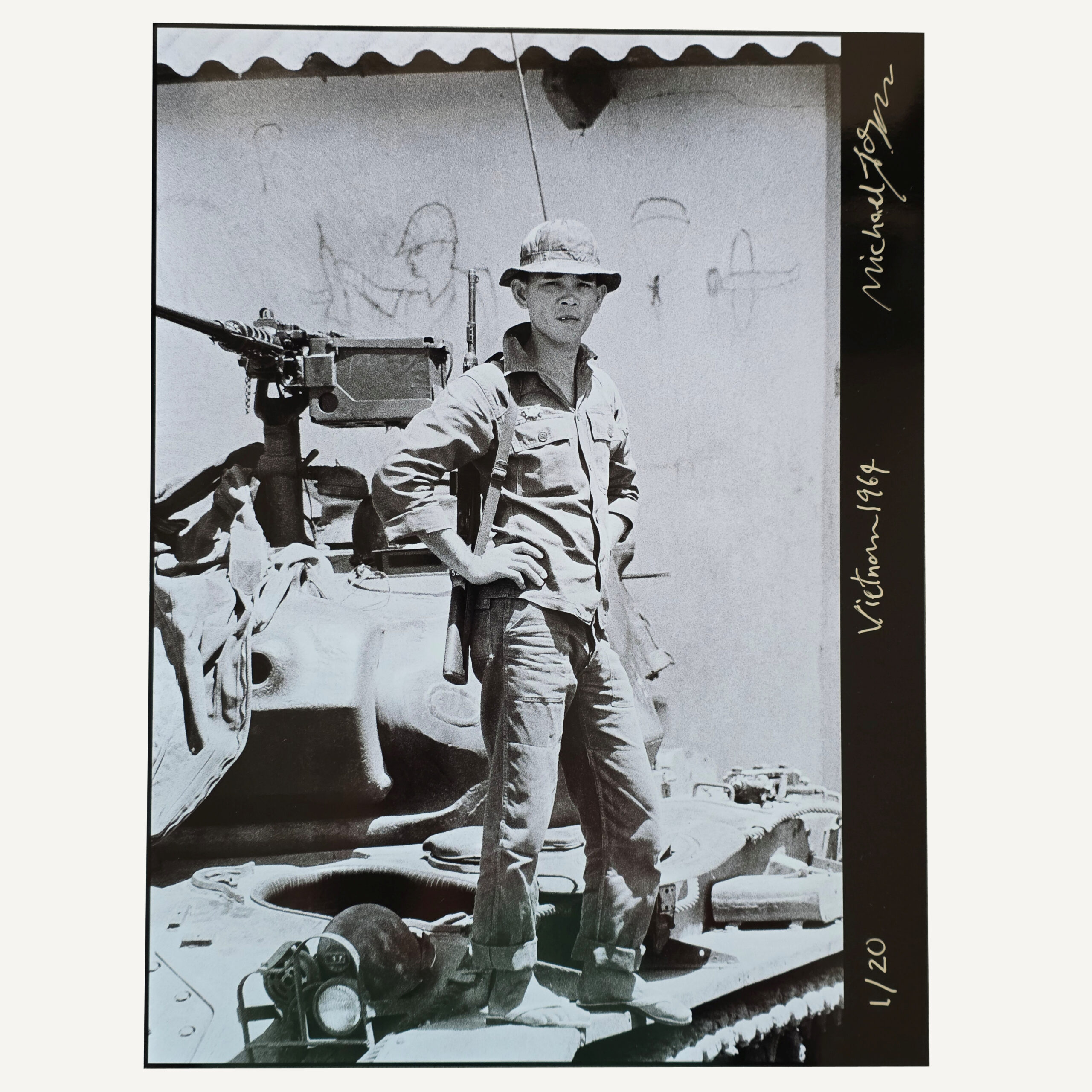 Soldat de Saigon, Vietnam 1964 par Michael Joseph